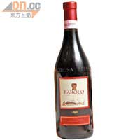 Barolo, Controllata E Garantta, 2003 $998/支<BR>味道濃郁，帶有乾果及木桶氣味，餘韻悠長，Ferhat Yildiz說與肉扒最匹配。