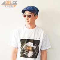 Subcrew × EK By New Era帽 $469（c）<br>Subcrew By Mikli透明架太陽眼鏡 $980（b）<br>Subcrew × DJ Wordy Tee（連CD）$399（a）