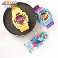 G-Shock Crazy Color彩色限定版在日本台場旅行時買到，而黃色那隻很難買得到，後來在偶然的機會下找到。