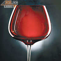 BRUNO EVRARD紅酒杯 $240（b）<br>來自法國，人手製造，適合盛載波爾多新紅酒。紅色杯身好別致，與杯柄並非黏合而成，而是在未凝固時已迅速融合，接口位更靚更堅固。