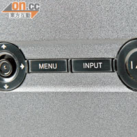 機側按鈕能控制開關、轉台及進入菜單設定。