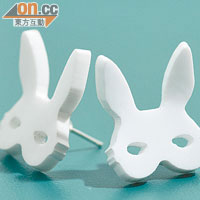 Earrings<br>Bunny Man面具耳環$80 