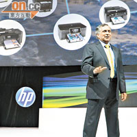 HP IPG環球執行副總裁Vyomesh Joshi來到上海主持大會。