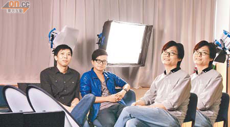 （左起）梁焯傑、蔡敬文、嚴小禾於電影界打滾多年，實戰經驗豐富。