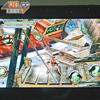 預載5款Gameloft開發的高清Games，如圖中《Hero Of Sparta》。