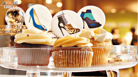 Cupcake $50/個<br>每個Cupcake都有不同的鞋款，便宜的「買鞋」之選，味道略甜卻以精緻造型搭夠。