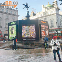 27mm廣角及iA模式下拍攝出Piccadilly Circus廣場的氣勢，顏色亦相當自然。