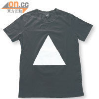 黑×白色三角形Tee $299