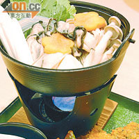 牡蠣拼盤有火鍋及吉列油炸等方式料理，隻隻分量十足。