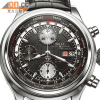 Trainmaster Worldtime Chronograph腕錶　$28,380