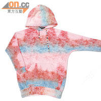 紅×藍×粉紅毛巾料衞衣 $2,999