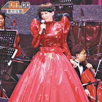 Alvin擔任陳潔儀演唱會的創意總監，更為她度身訂造一條新潮紅裙。