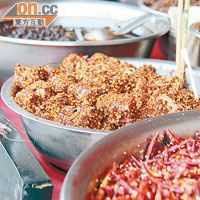 貴州人嗜辣，著名的雞辣角等用辣椒醃製的食品大行其道。