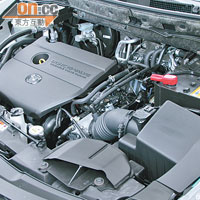 採用MZR全鋁合金構造的2.3公升直四引擎，坐擁163bhp馬力。