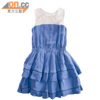 AlariceMara藍×白色連身裙 原價$2,399、五折$1,200（c）