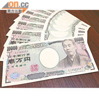 印上教育家福沢諭吉肖像的10,000円鈔票。
