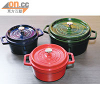 Staub鑄鐵煲以傳熱迅速見稱，老闆說用來配食法豪邁的火鍋最適合。