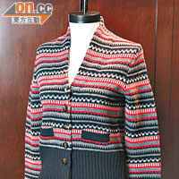 蘇格蘭Fair Isle羊毛Cardigan　$4,980