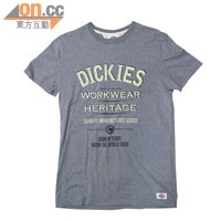 Dickies日版系列<BR>灰×黃色圖案上衣 $388