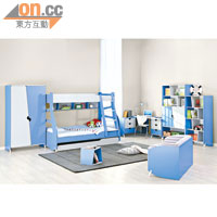 怎能把「藍天白雲」引入房間？像這家具系列，設計簡約時尚，配上彩藍、雪白等色調，不就是最佳示範嗎？$490~$8,870/件