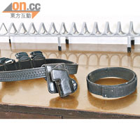 玩IPSC時要佩戴Inner Belt（右）及Outer Belt（左），令拔槍時更穩定。