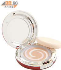 STEMPOWER Cream Compact Foundation三合一漩渦混合設計，使用時能夠一次過緊緻修護及令膚色紅潤。$450（10月1日推出）