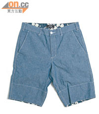 BEAMS藍色牛仔短褲 $1,699（a）