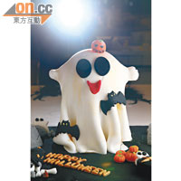 幽靈3D立體蛋糕 $600/2磅（j）<br>賣相和體積都很有睇頭。大廚非常有心思，用糖膠製出大大小小的活潑鬼。如此可愛，邀請入屋也不怕！