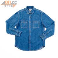藍色牛仔恤衫 $1,000（a）