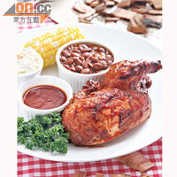 德州代表：Barbecued Half Chicken $139（b）