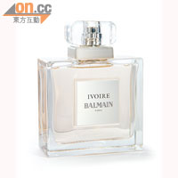 Balmain Ivoire香水設計強調爽朗風格。