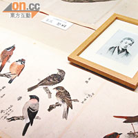 川合玉堂的畫功集合中西技巧，16歲已畫出栩栩如生的飛鳥走獸。
