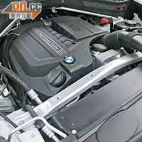 BMW的TwinPower Turbo引擎，擁有強勁的低扭輸出。