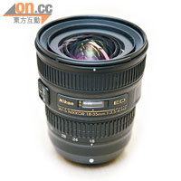 全新AF-S Nikkor 18~35mm F3.5~4.5 G ED廣角變焦鏡，讓用家有多一個較平選擇。