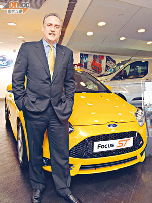 Ford Export & Growth董事Hal Feder日前特別來港出席記者會，向傳媒介紹車廠未來發展大計。