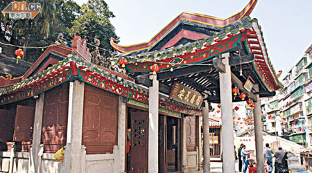 沙梨頭麻子街的土地廟，建於清乾隆年間。