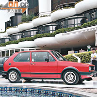 Volkswagen在深灣遊艇俱樂部舉行了新車發布會，並展示歷代Golf。