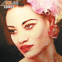《Billie Holiday 03》<br>已故美國爵士樂歌后Billie Holiday的優雅一面，在作品中表露無遺。