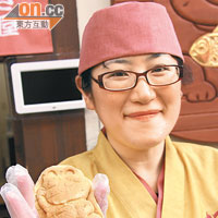 福喵燒是招財貓造型燒餅，得意又可愛￥150（約HK$12）。