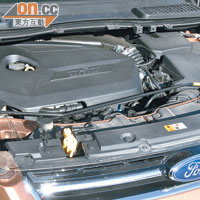 植入EcoBoost技術的1.6公升Turbo引擎，最大馬力182ps。