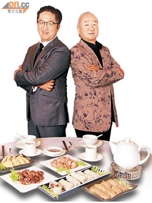 劉健威和劉晉兩父子經常拍住去試菜，平日最愛就是一齊行街市。
