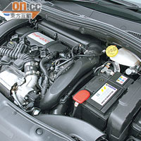 植入Turbo的1.6公升引擎，峰值馬力急增至200hp。