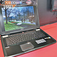 MSI頂級打機筆電GT70 Dragon II搭載Intel Core i7 4系處理器，利用Super RAID 2提升存取速度，可選配GeForce GTX 780M獨顯。