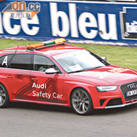 Audi就像勒芒的主人翁，除參賽戰車外，更派出RS6及R8作安全車。