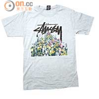 灰色Print Tee $268