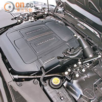 Supercharged增壓裝置的賣點，是可讓3公升V6引擎釋出380ps馬力。