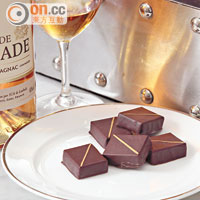 Chateau de Laubade<br>40%的強烈酒精濃度，配上濃郁Chuao可可豆製作成朱古力，Aftertaste十分強。