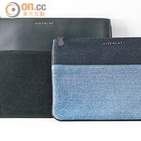 Clutch $3,690（左）、Pouch $3,490