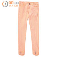 粉橙色貼身牛仔褲 $1,149