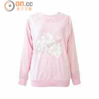 fleamadonna粉紅×白色圖案衞衣 $2,250（b）